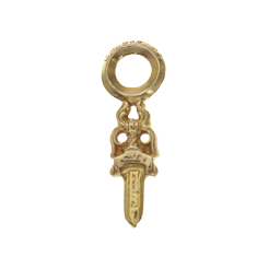 22K＃Aダガースタックチャーム