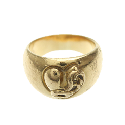 22Kハートバインバンドリング