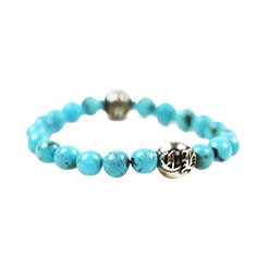 ターコイズビーズブレスレット