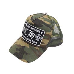 クロムハーツカモフラトラッカーキャップ