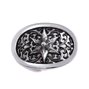 オーバルスターバックル