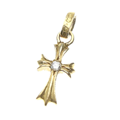 クロムハーツ22K&nbsp;両面ダイヤ&nbsp;ベイビーファットチャーム