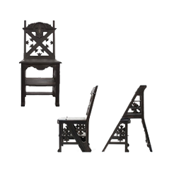 クロムハーツ&nbsp;エボニー製チェアー